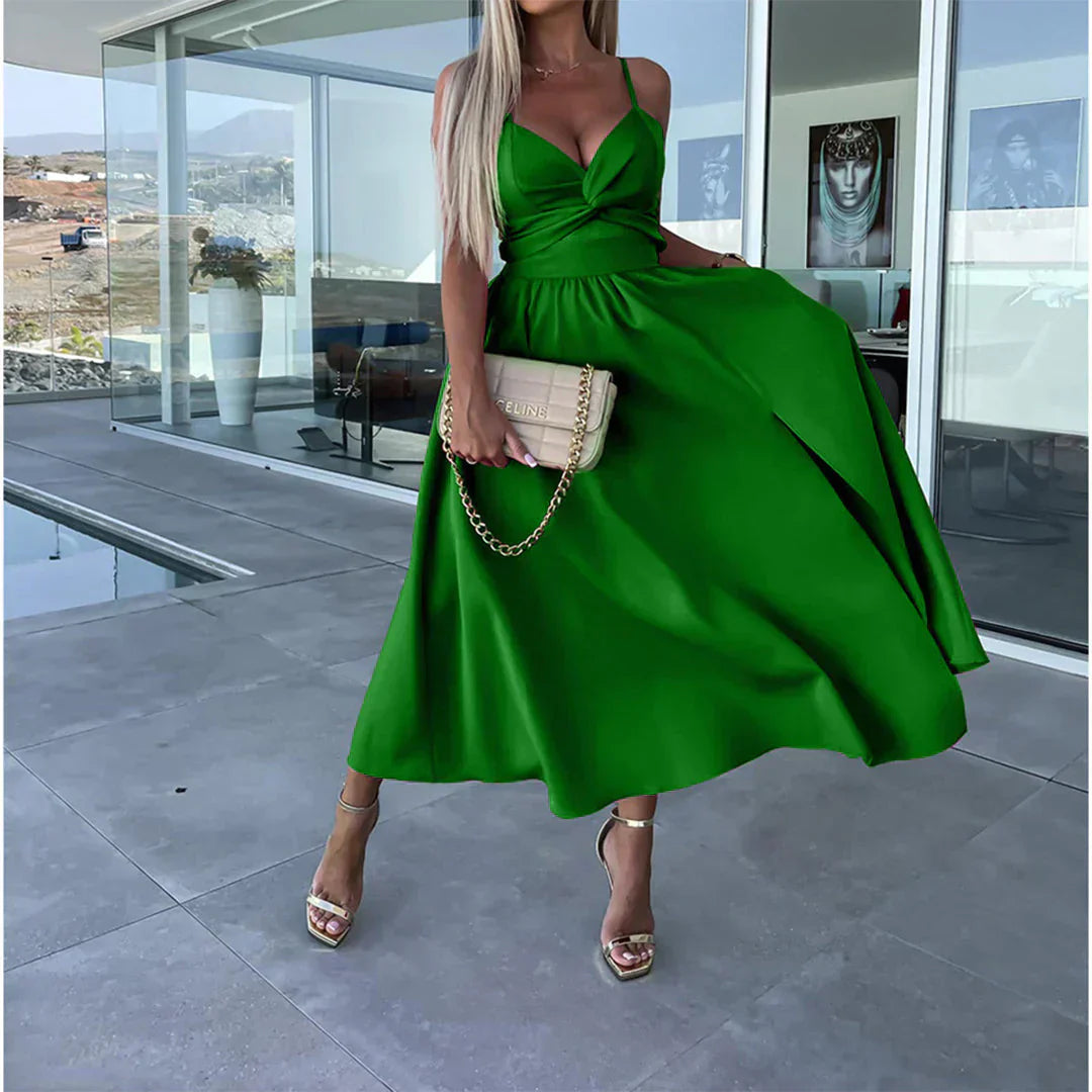 LP | Elegant summer dress with slit