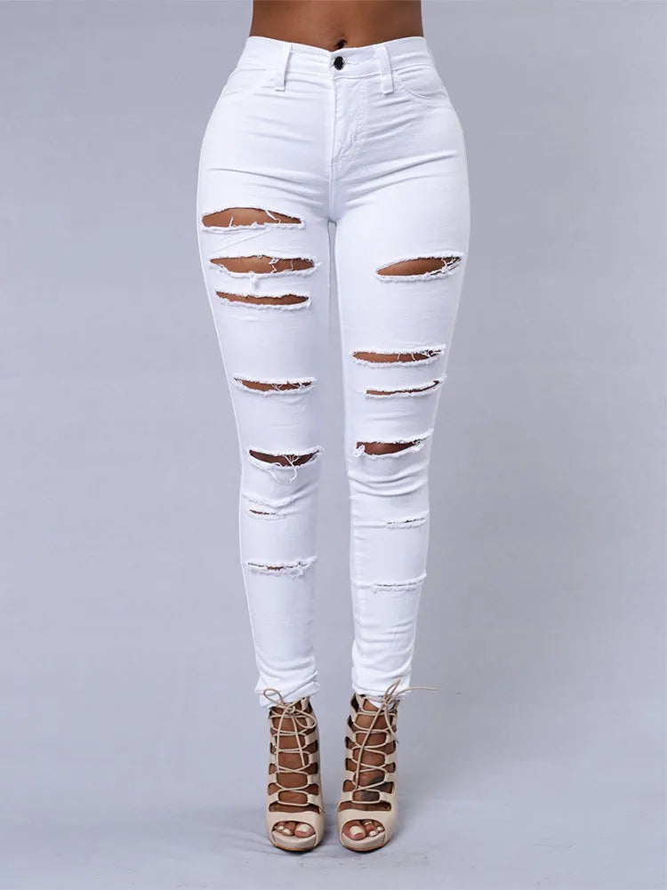 Women's Crayoo ripped denim jeans