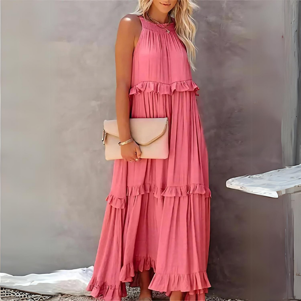 LP | Elegant long dress with pockets