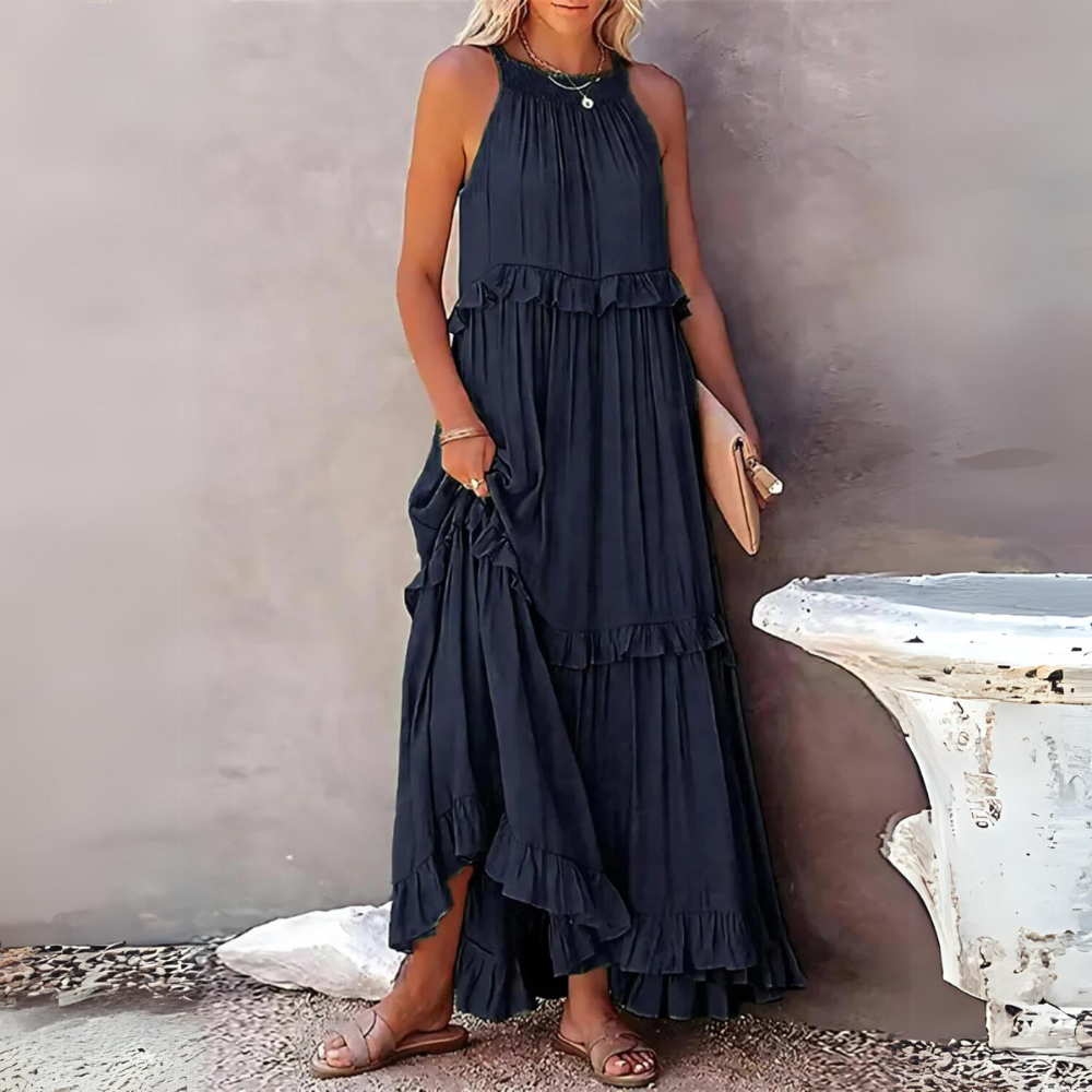 LP | Elegant long dress with pockets