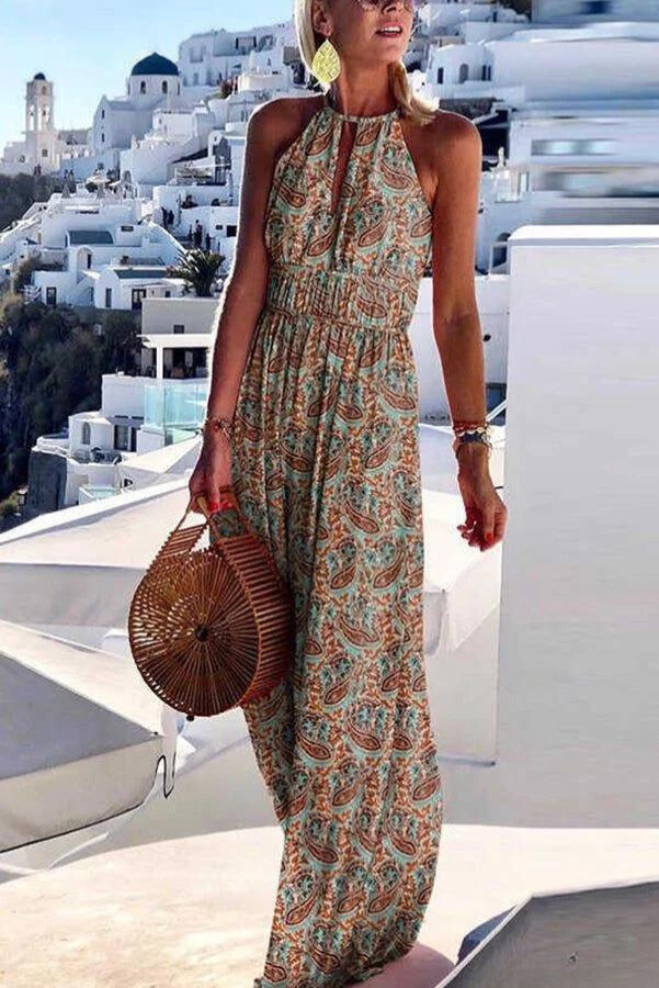 Mc | Maxi dress with colorful print