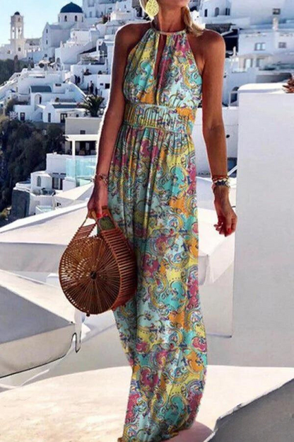 Mc | Maxi dress with colorful print