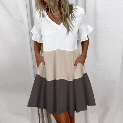 LP | Casual summer dress with ruffles