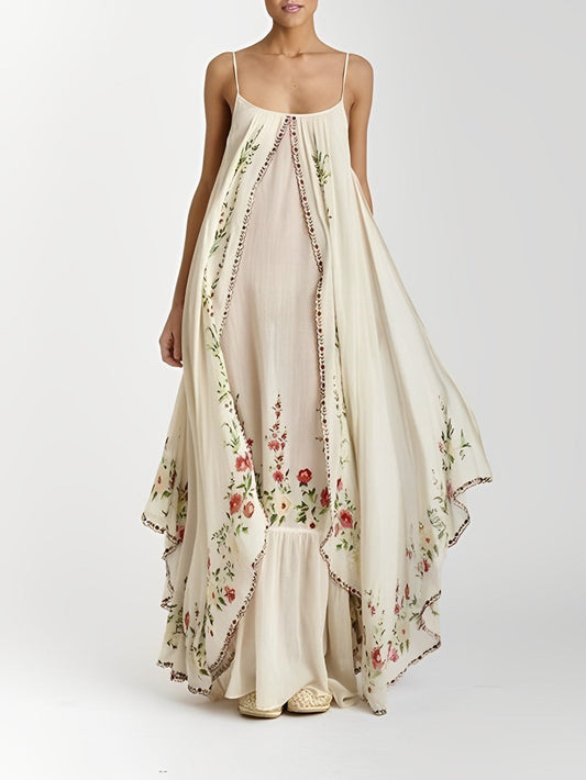 LP | Summer long dress with bohemian print