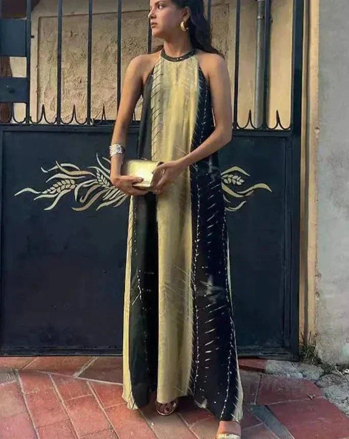 Mc | printed high neck dress for women