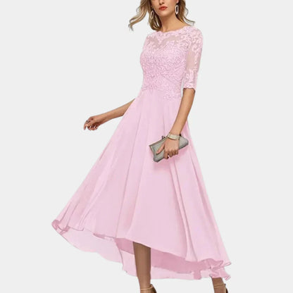 LD | Elegant ankle-length chiffon dress for women
