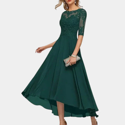 LD | Elegant ankle-length chiffon dress for women