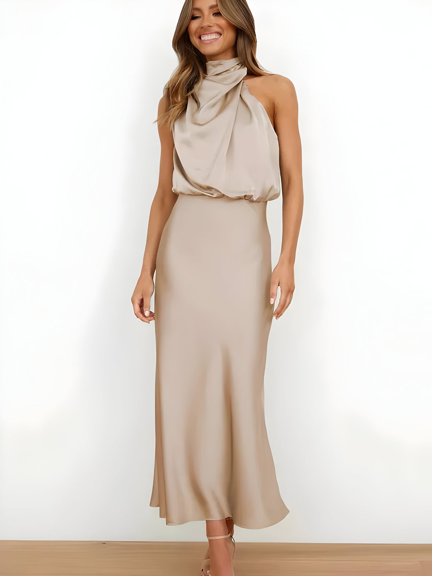 Mc | elegant dress in satin