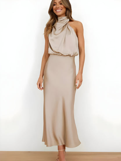 Mc | elegant dress in satin