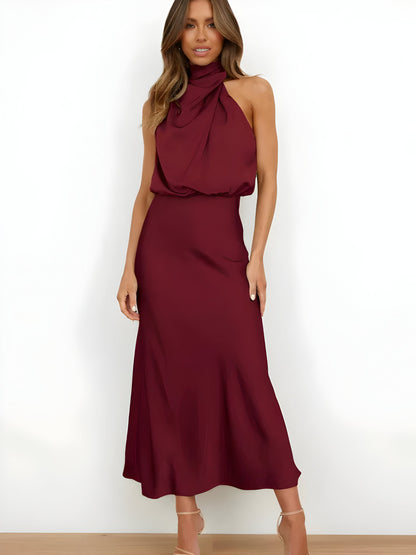 Mc | elegant dress in satin