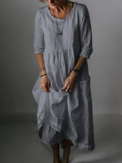 Mc | Casual Linen Long Dress