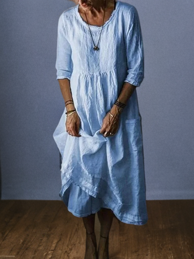 Mc | Casual Linen Long Dress