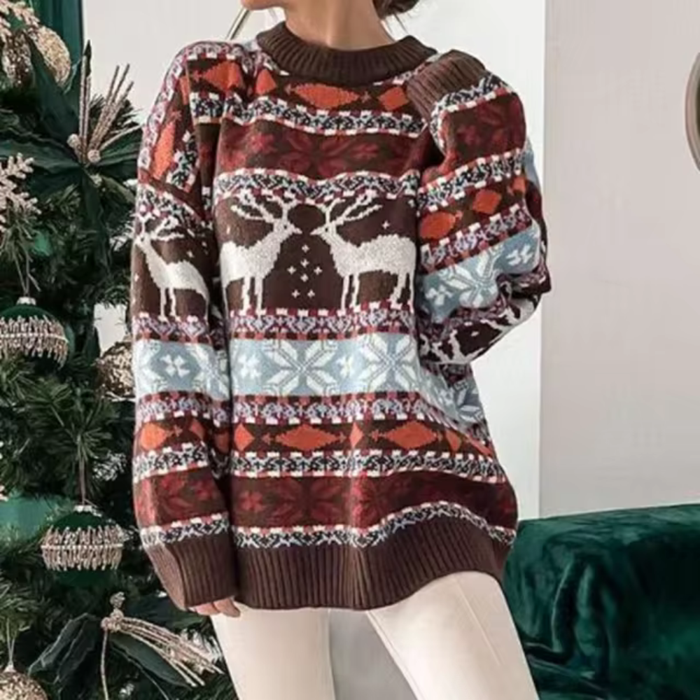 Josabet | Chic and Comfortable Oversized Women's Christmas Sweater