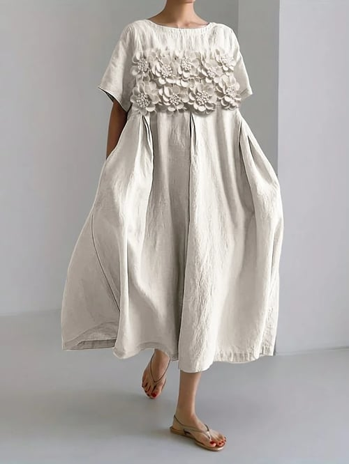 LP | Women's casual dress with floral pattern