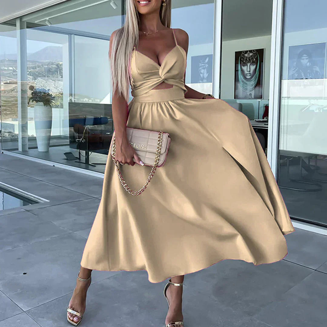 LP | Elegant summer dress with slit