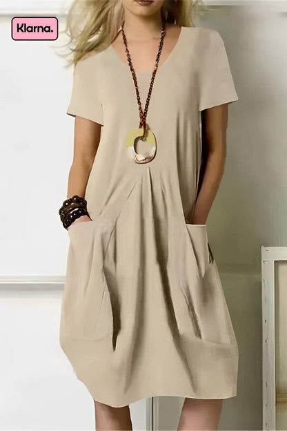 LP | Long casual dress with pockets