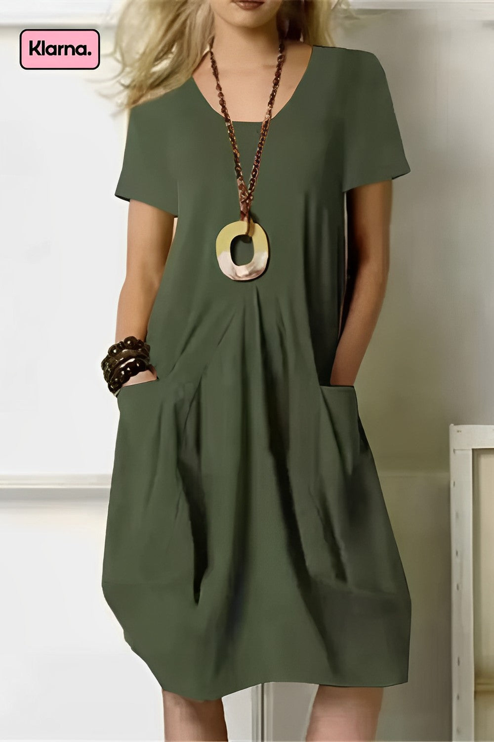 LP | Long casual dress with pockets