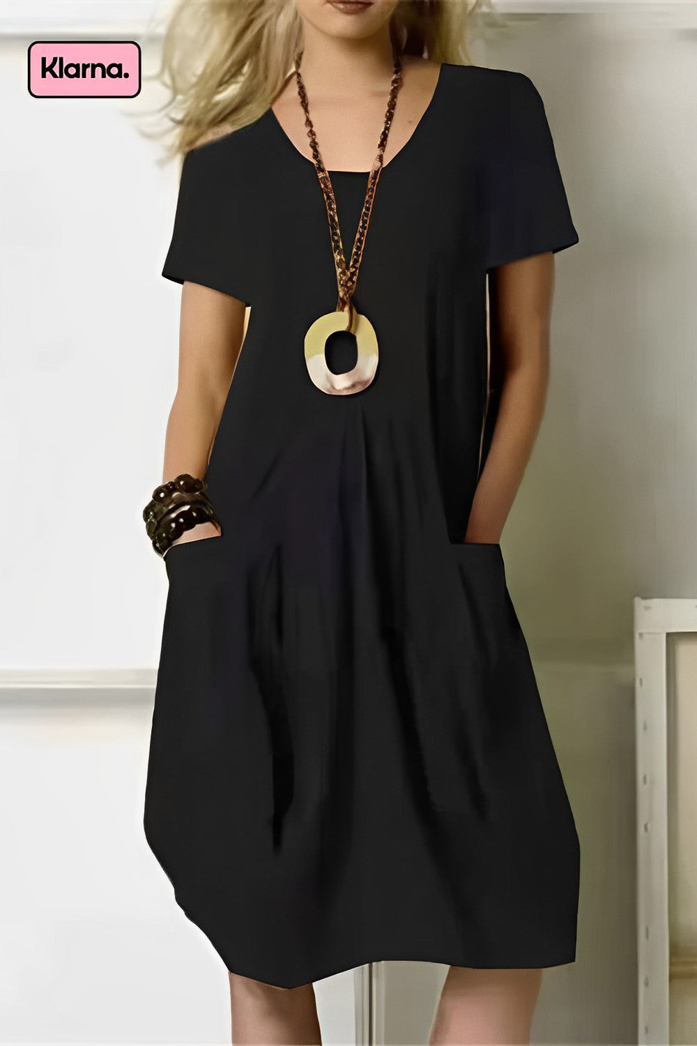 LP | Long casual dress with pockets