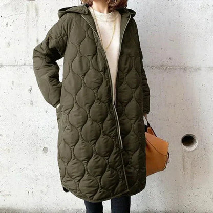 Danielle | Women's Patterned Parka with Hood Chic and Comfortable