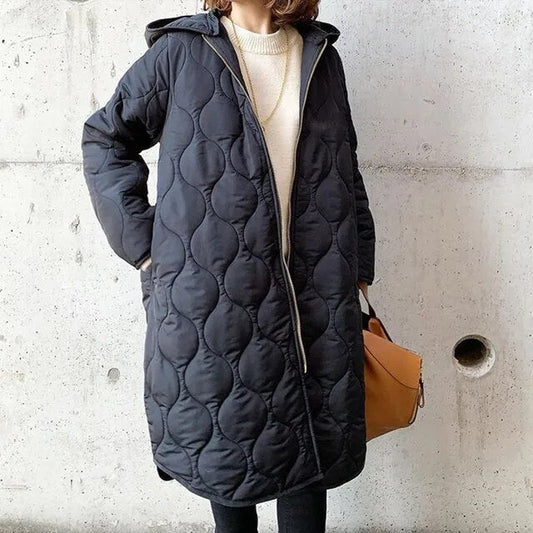 Danielle | Women's Patterned Parka with Hood Chic and Comfortable