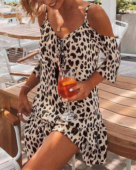 Leopard print dress Summery elegance with a wild touch