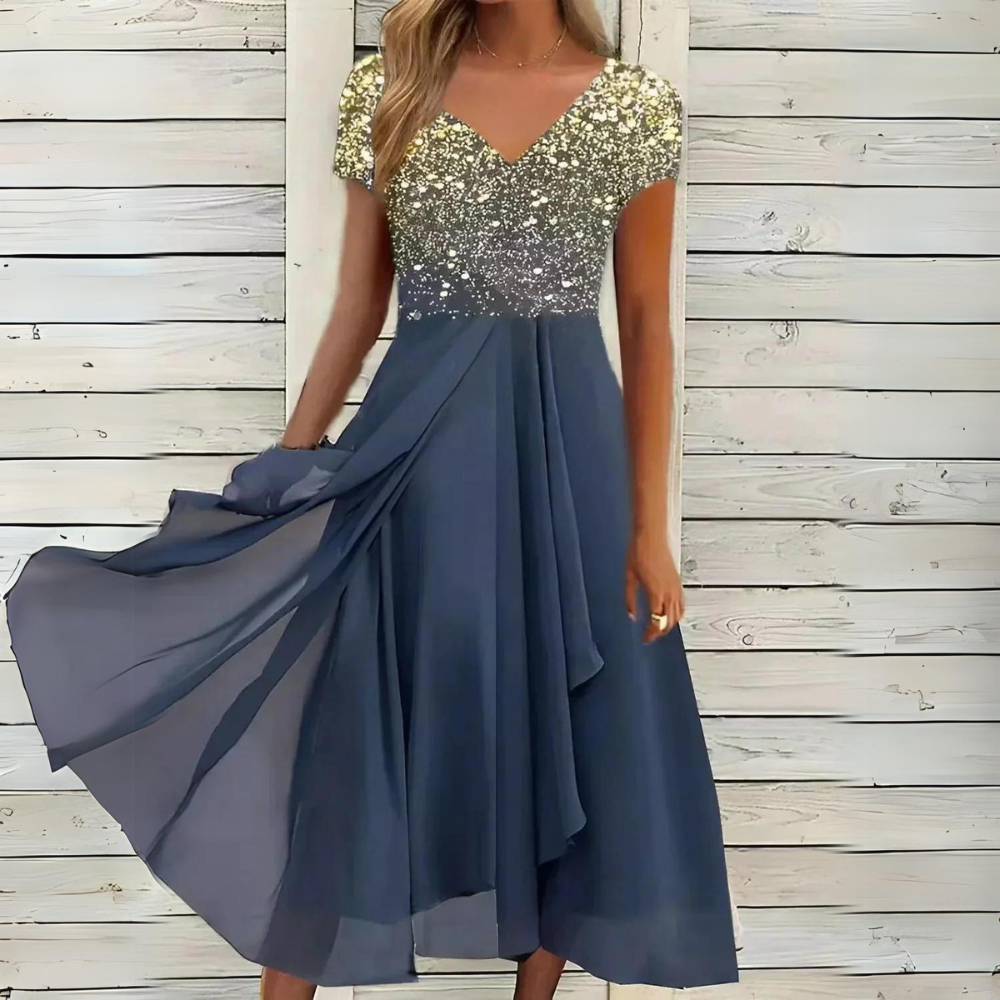 LP | chic feminine chiffon dress