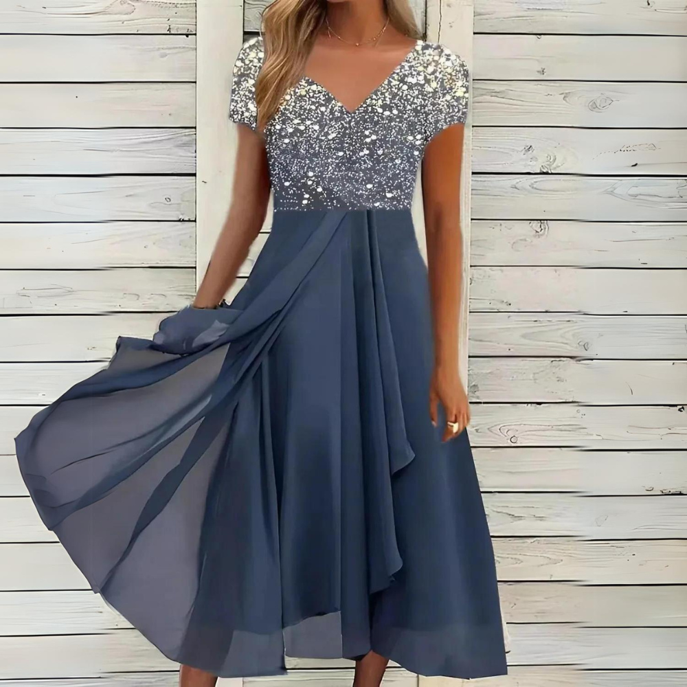 LP | chic feminine chiffon dress