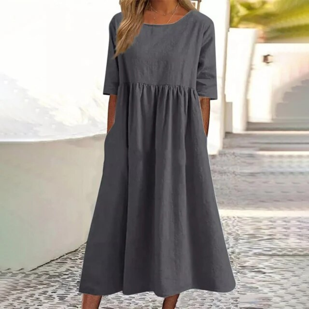 Mc | Cotton and hemp dress