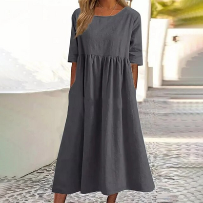 Mc | Cotton and hemp dress