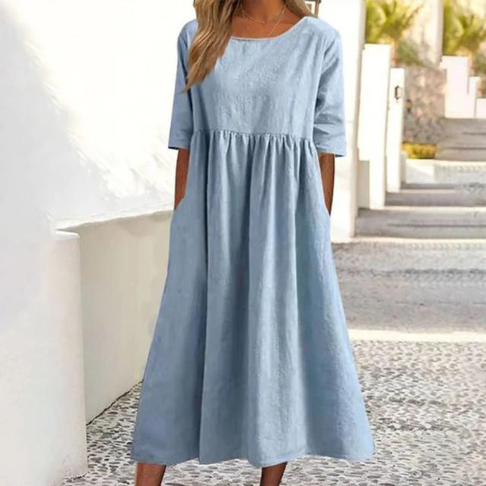 Mc | Cotton and hemp dress
