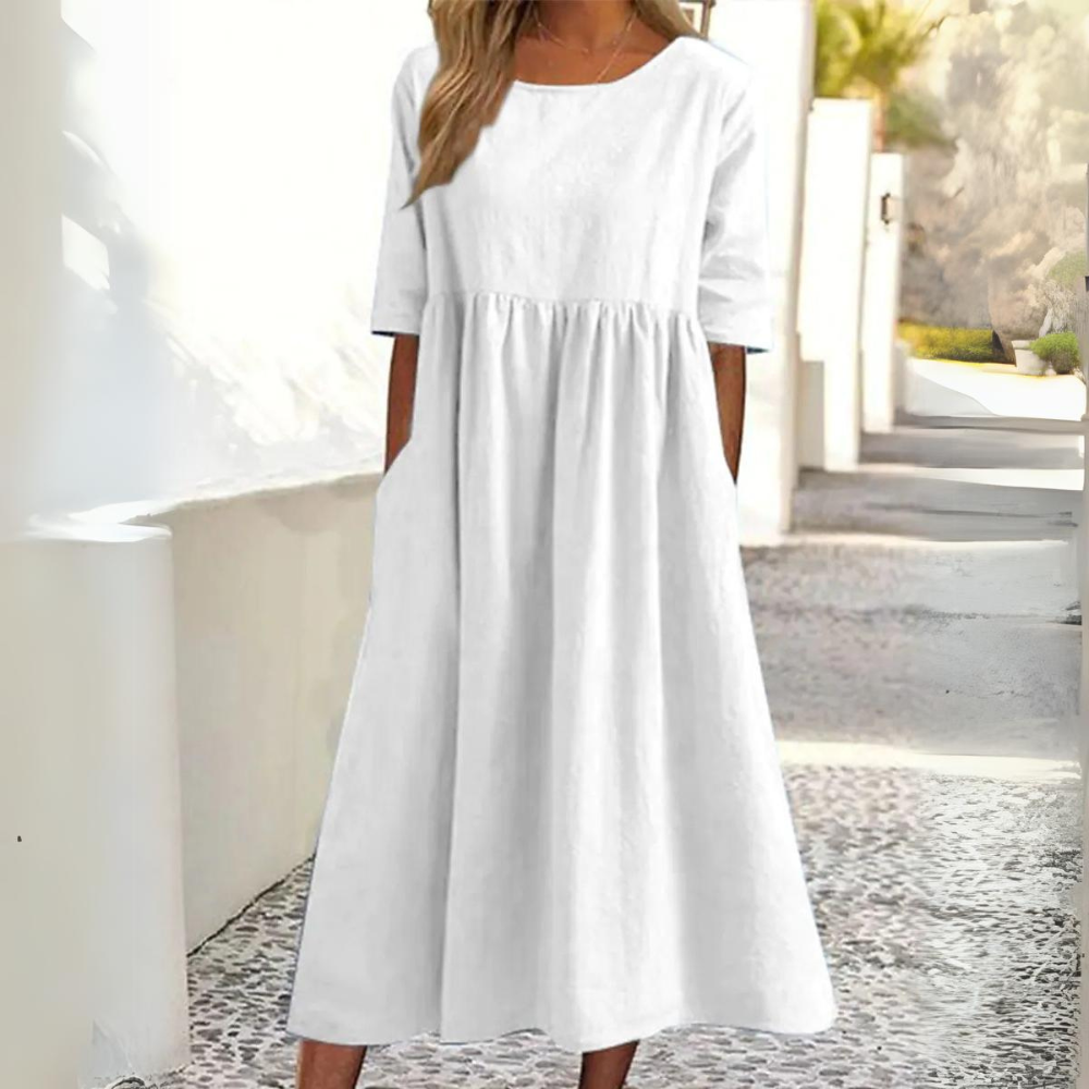Mc | Cotton and hemp dress