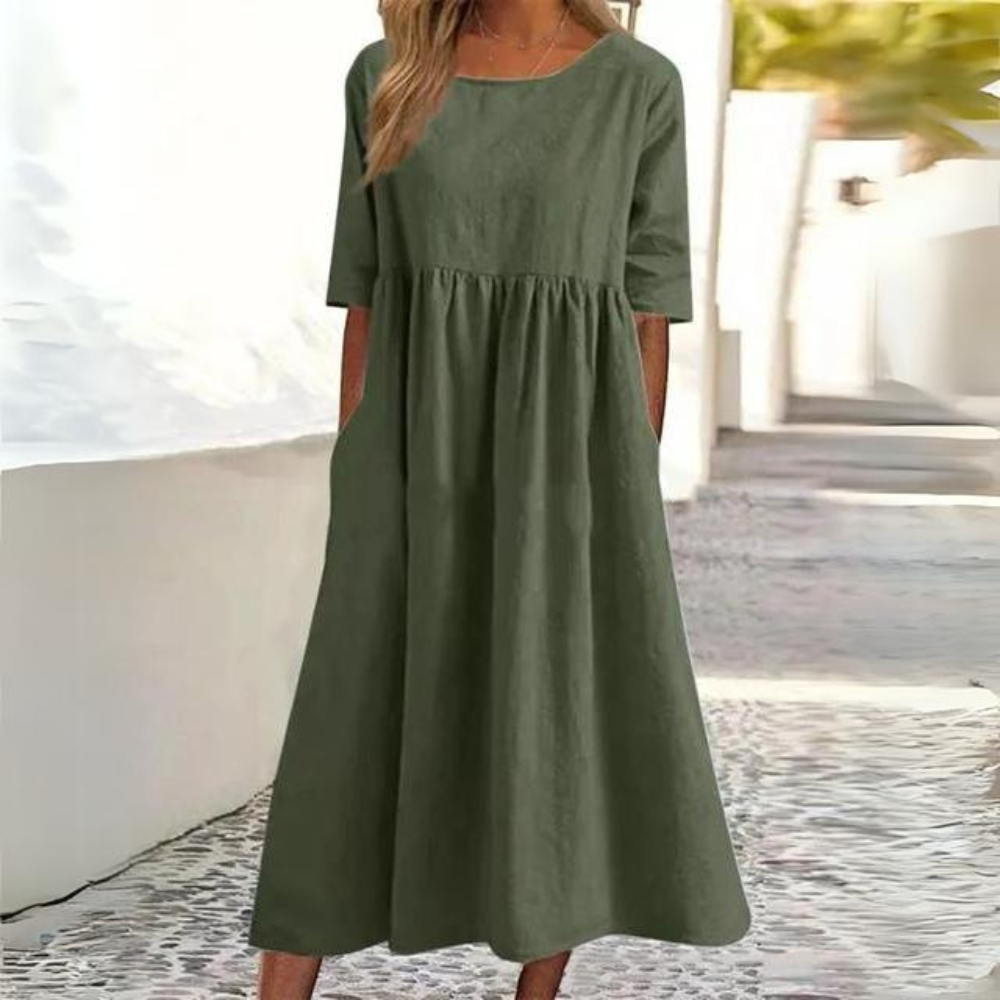 Mc | Cotton and hemp dress