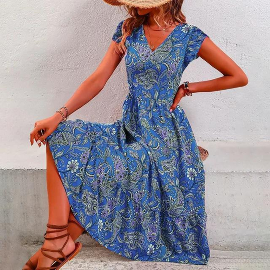 LP | Elegant vintage floral dress