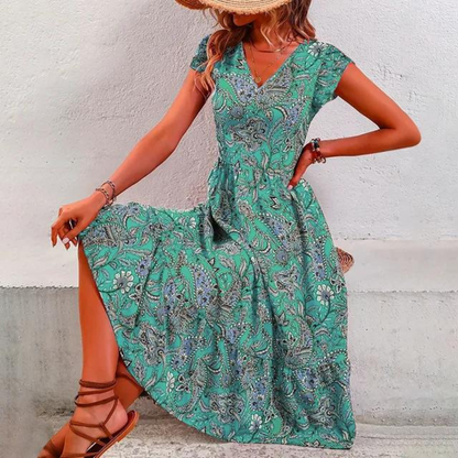 LP | Elegant vintage floral dress