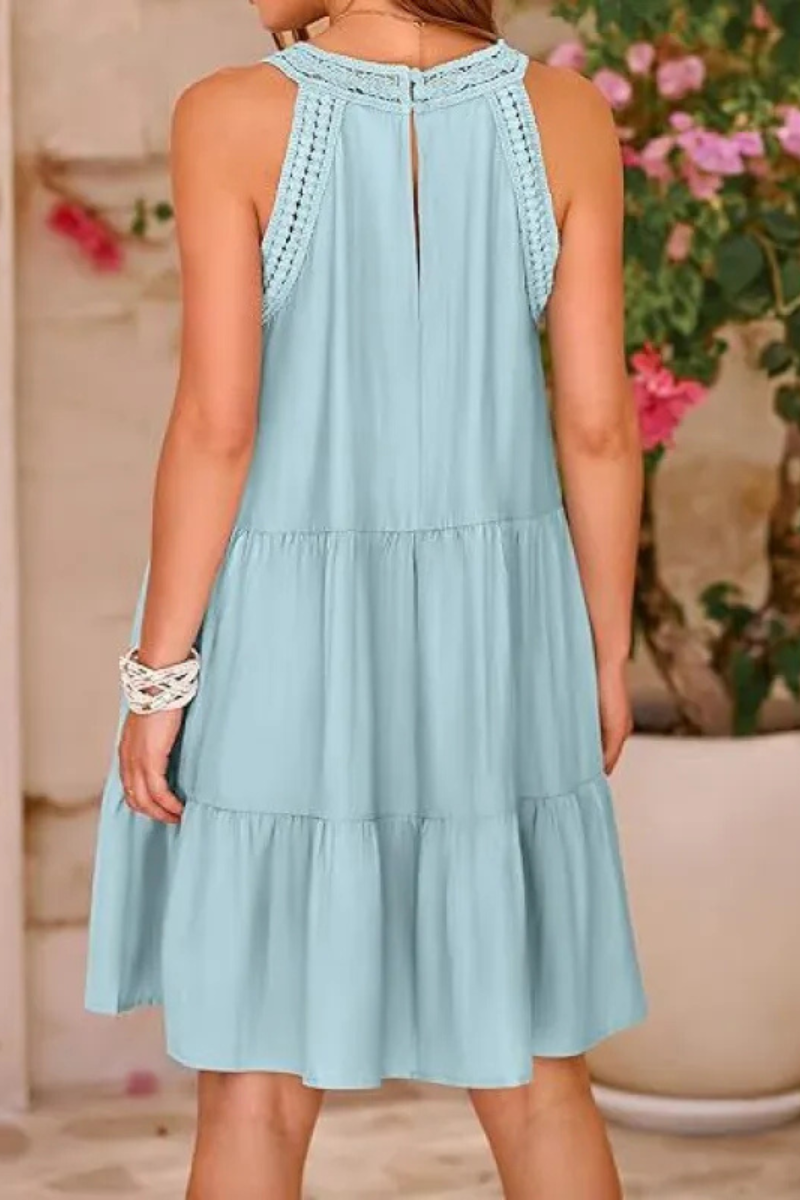 Meliora | Trapeze cut halter summer dress