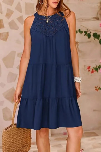 Meliora | Trapeze cut halter summer dress