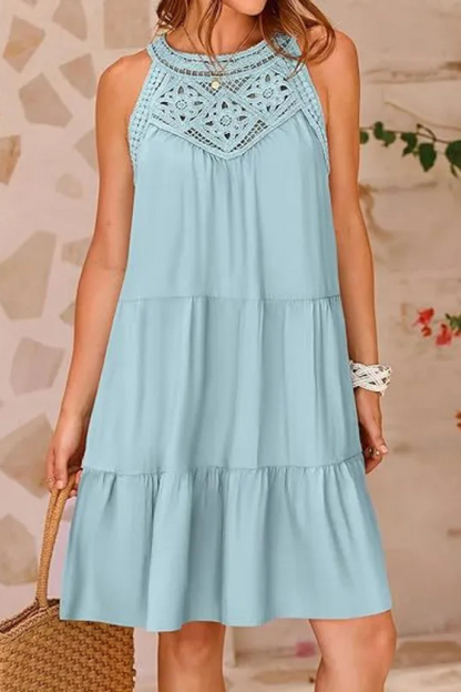 Meliora | Trapeze cut halter summer dress