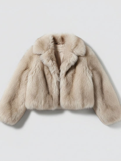 Mila | Chic and Comfortable Women's Short Imitation Fur Coat