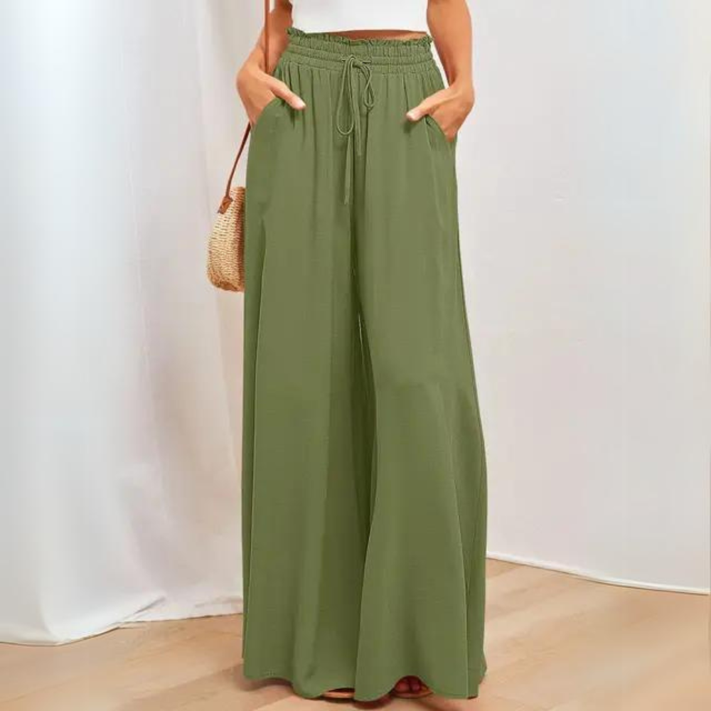 Antonella - High-waisted wide-leg pants
