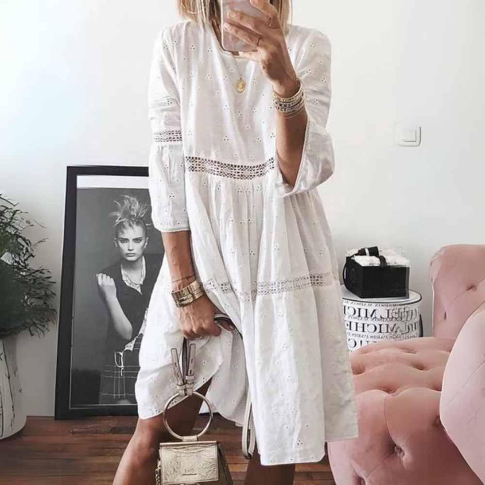 Mc | Elegant Embroidered Dress