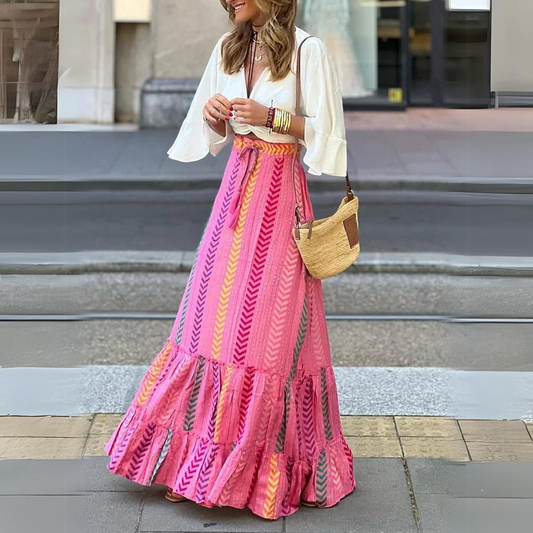 Oc��ane - Elegant Maxi Skirt