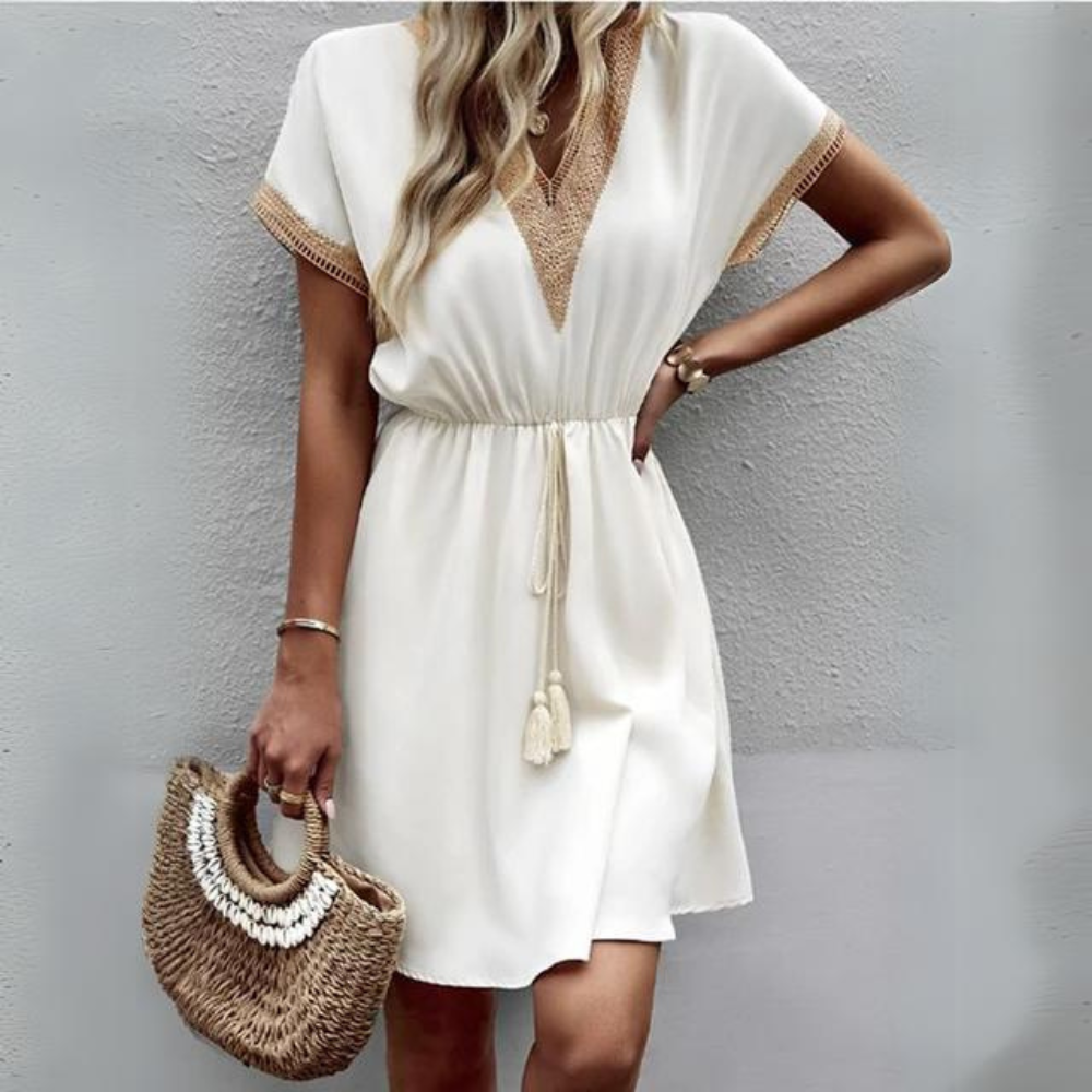 Mc | V-neck dress