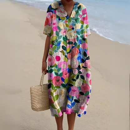 Sylvie | Colorful summer dress