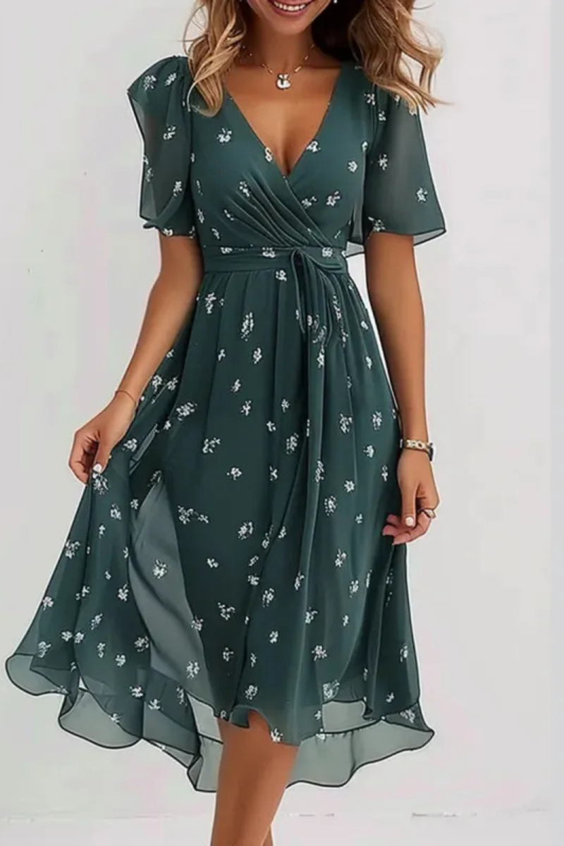 LP | Elegant Chiffon Summer Dress