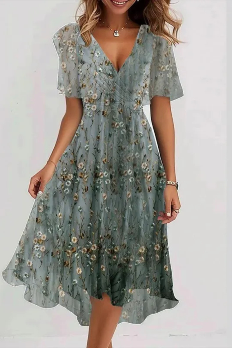 LP | Elegant Chiffon Summer Dress