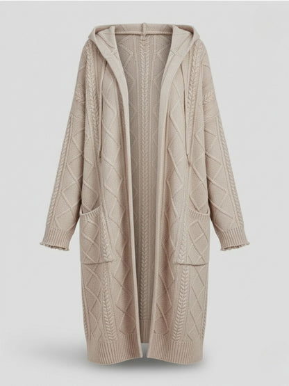 Nadine | Women's Long Hooded Cardigan Chic and Comfortable