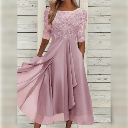 LP | Lavender Elegant and casual summer dress