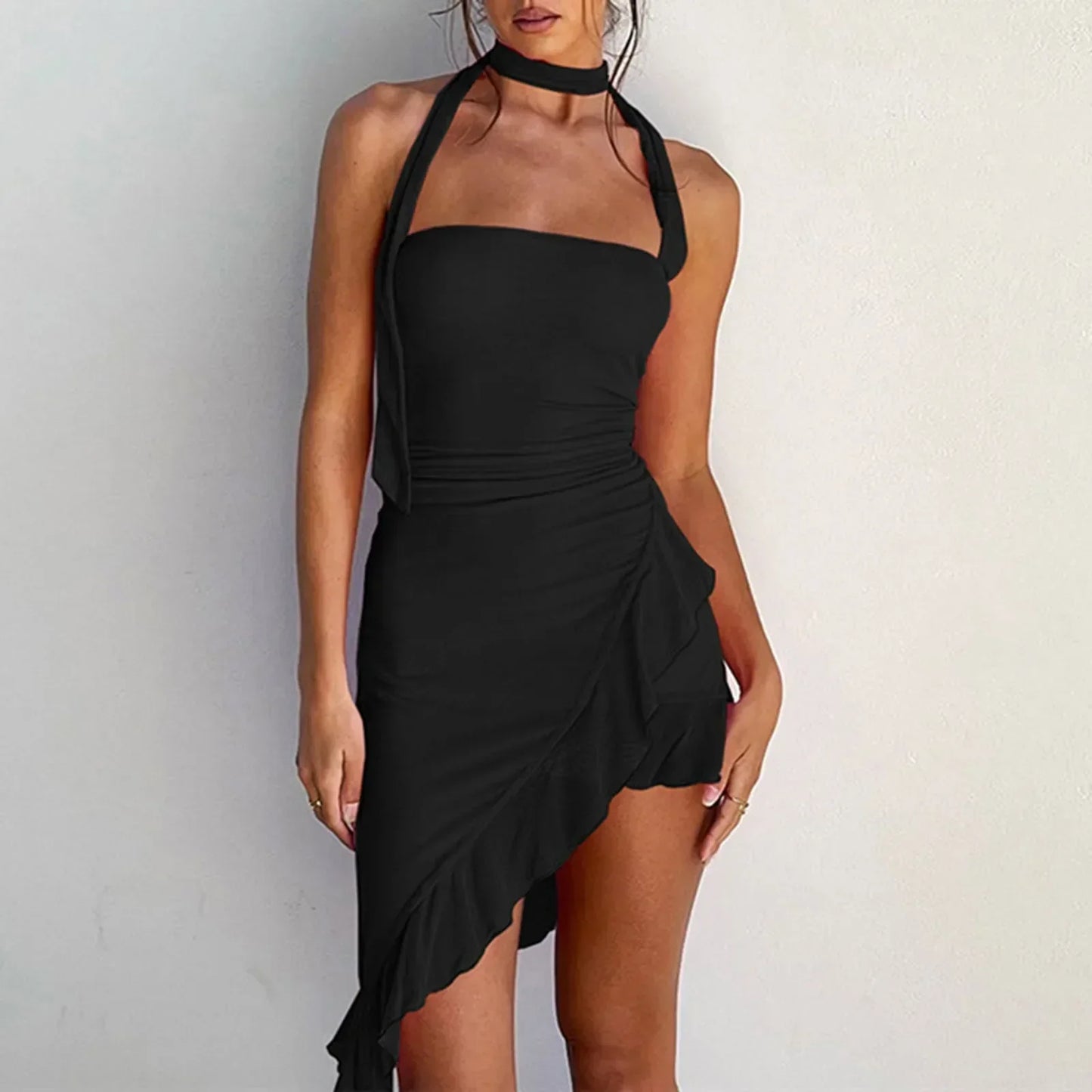 Elegant halter dress