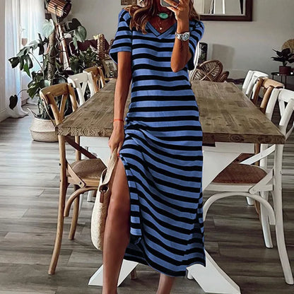 Mc | Elegant Striped Dress