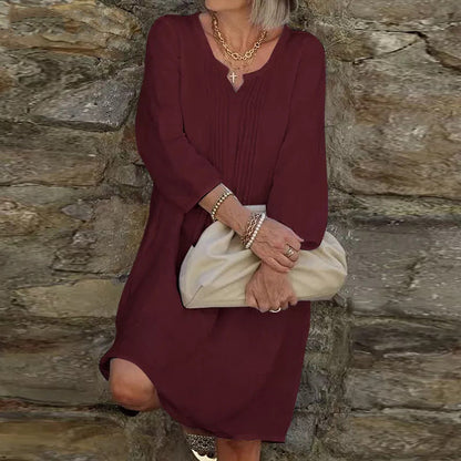 LP | Casual linen dress with buttons